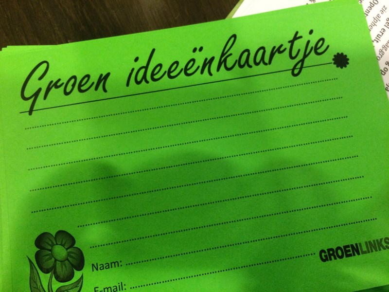 Groen ideeënkaartje