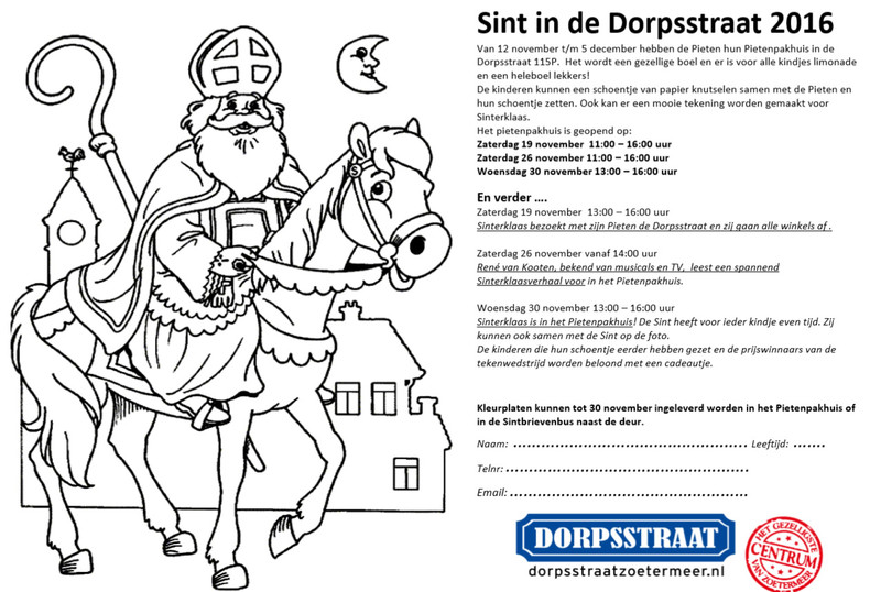 sint dorp tekening