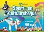 sport cultuur cheque