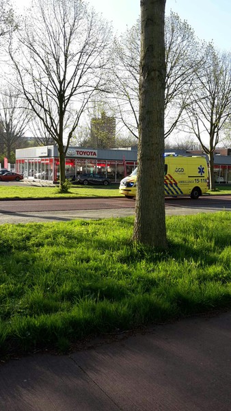 meisje gevallen