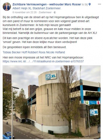 Rosier facebook grafiti