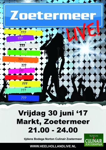 Poster Zoetermeer Live 2017 auditie