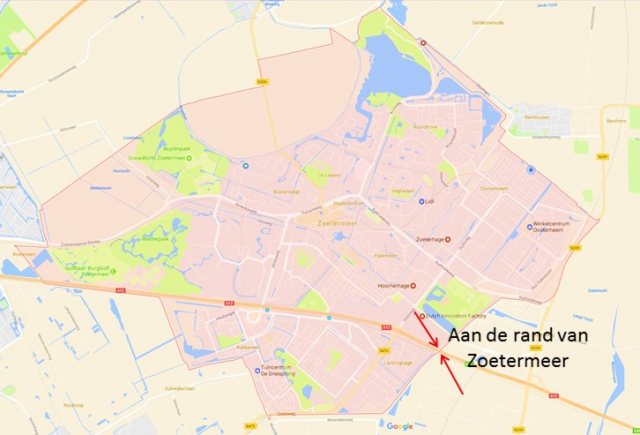 STATION kaart Zoetermeer locatie station