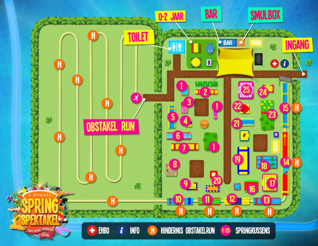 Plattegrond springspektakel