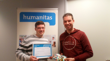 Ivo Schimmel 5 jaar PR vrijwilliger bij Humanitas Zoetermeer 2