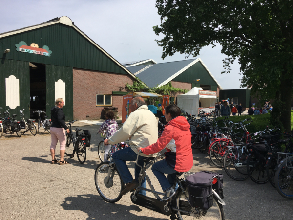 Op de tandem. Polderdag 2018