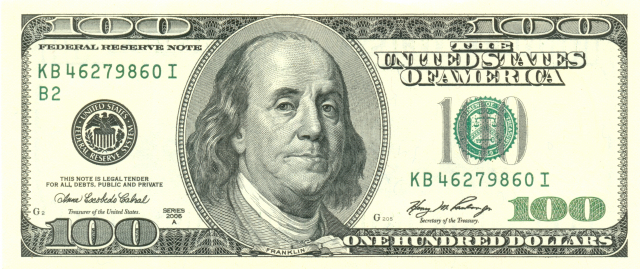 Usdollar100front