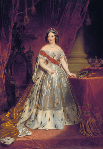 Queen Anna of the Netherlands, née Grand Duchess Anna Pavlovna of Russia*oil on canvas*286 × 200 cm*1849