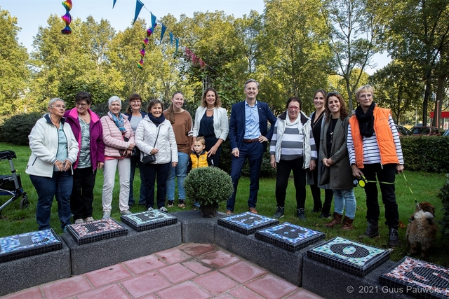 heropening middenlpein alferbos 021 paalvast heemskerk met vrijwilligers ambachtswerkplaats piezo