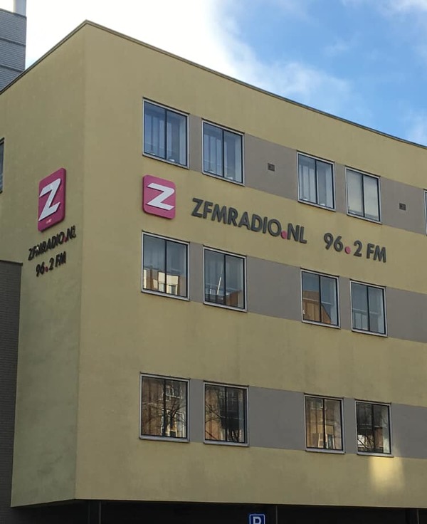 De ZFM studio in het centrum van Zoetermeer
