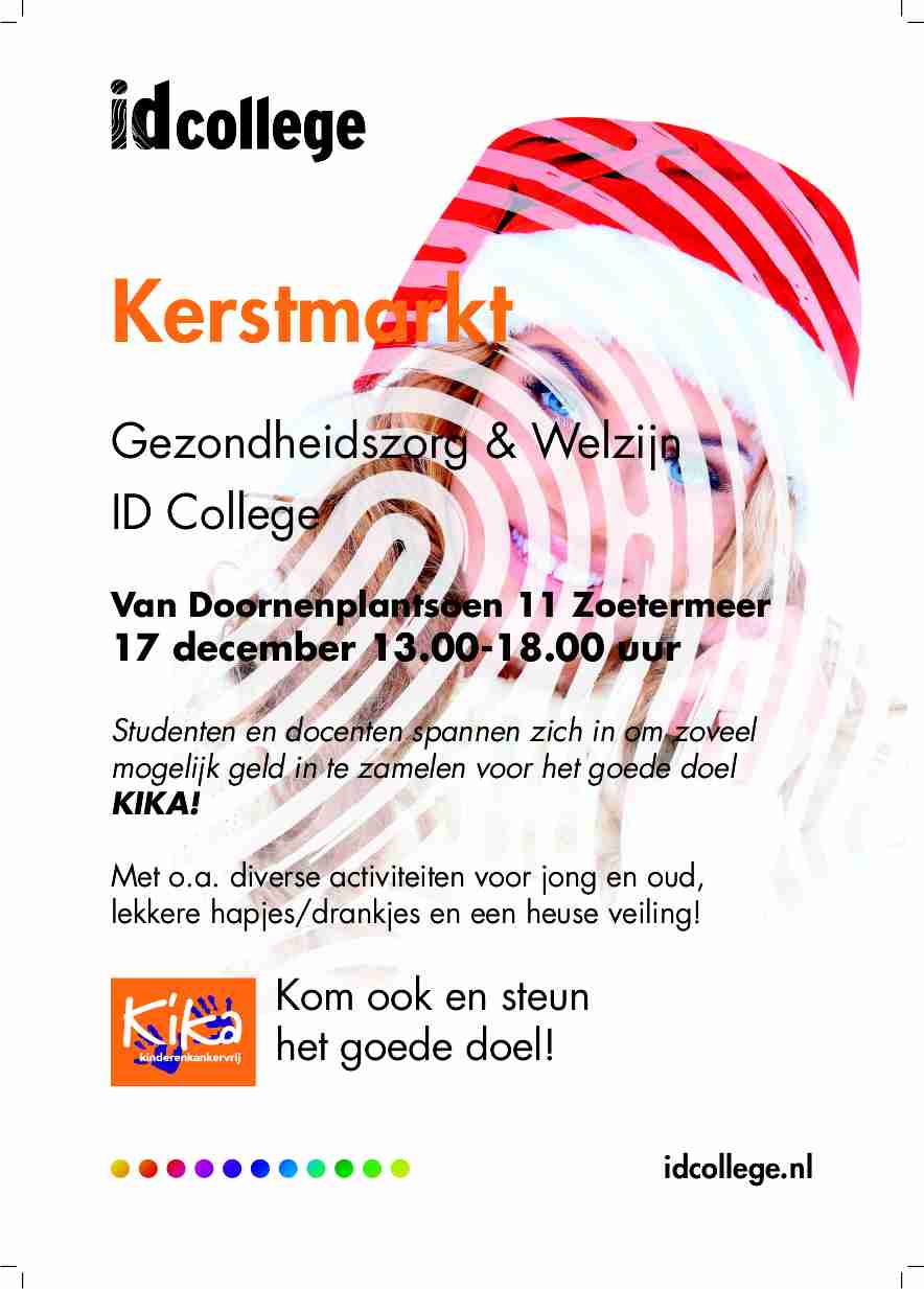 Poster A3 Kerstmarkt